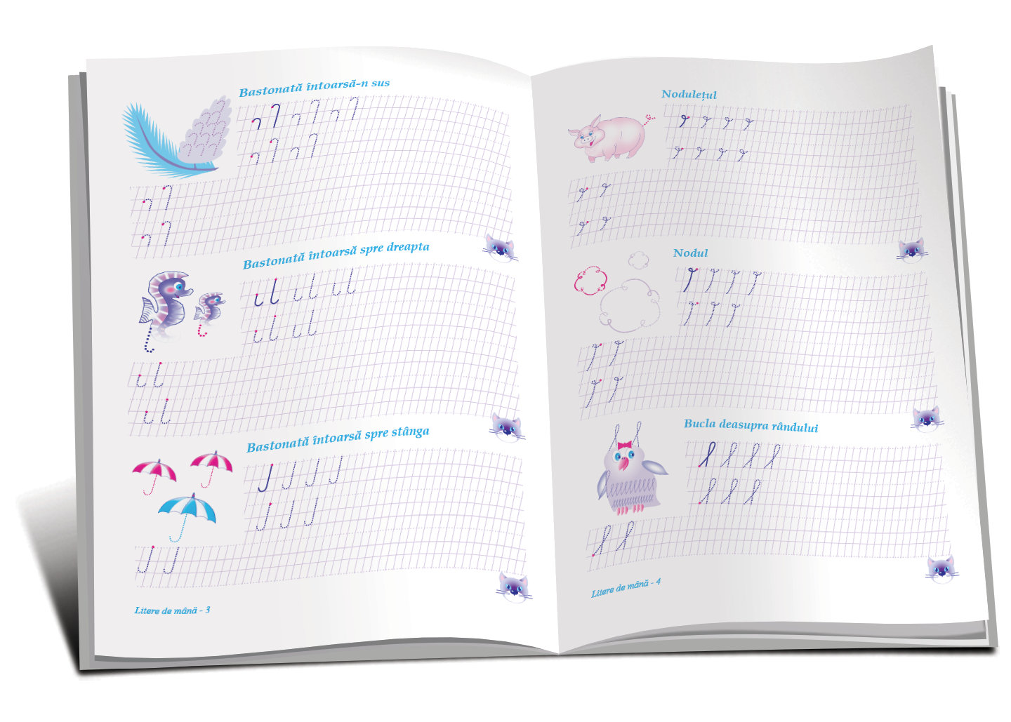 Învăț să scriu litere de mână